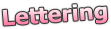 scrapbooking Lettering